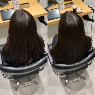セミロング 髪質改善ヘアケア 艶髪特化/上田のヘアスタイル