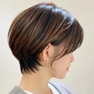 ショート 《カット¥0》 朝山良徳のヘアスタイル