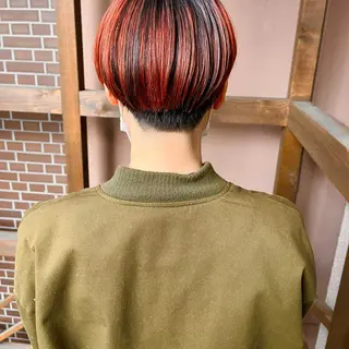 ショート ママ美容師 ＊ヒマワリのヘアスタイル
