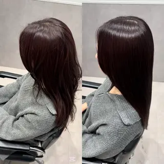 ミディアム 髪質改善ヘアケア 艶髪特化/上田のヘアスタイル