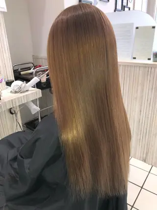 ロング カラー est hair Ameri 松戸店所属・和田 真弥のヘアスタイル