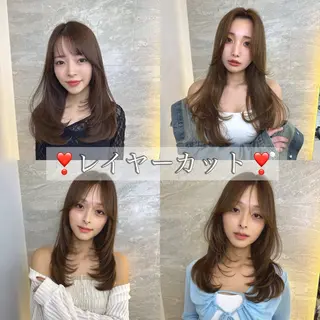 セミロング 池袋/韓国/レイヤー /モデル募集/いぶきのヘアスタイル