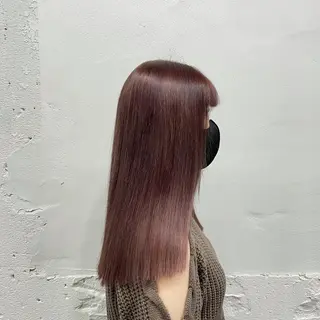 セミロング カラー 🧡艶髪ちゅるん髪 🫧🧡YUKI❄️のヘアスタイル