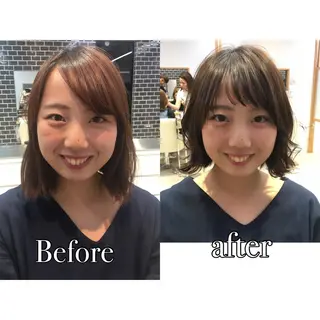 ショート カラー 中村 美穂のヘアスタイル