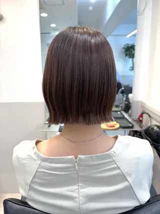 ミディアム 🎀クロスパーマ/ ボブ🎀MOMONAのヘアスタイル