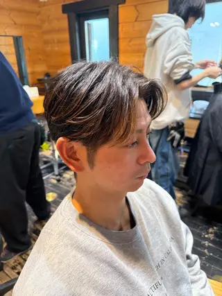 ショート メンズ 古賀 雄大のヘアスタイル