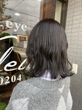 ミディアム 立野 希沙のヘアスタイル