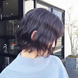 ショート maco 艶感ハイトーン🦋のヘアスタイル