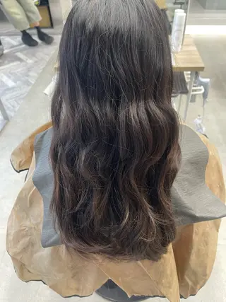 セミロング ARISA︎ メンズハイトーンのヘアスタイル