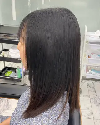 セミロング 美髪矯正🍀 似合わせカット渡邊のヘアスタイル