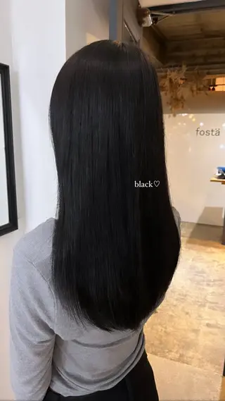 ロング 光本 杏のヘアスタイル