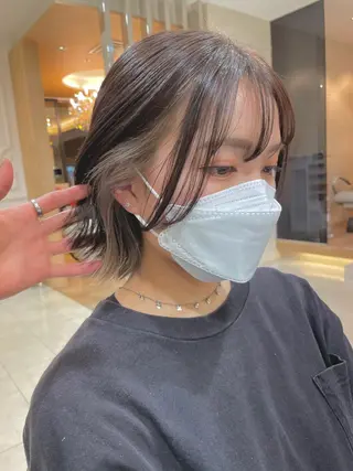 カラー 齋藤 尋真のヘアスタイル