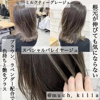 ミディアム カラー 北間 寛哉のヘアスタイル