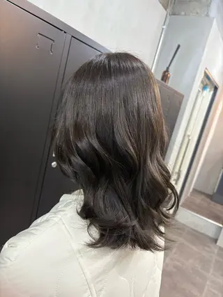 セミロング カラー ALLEN hair /まなのヘアスタイル