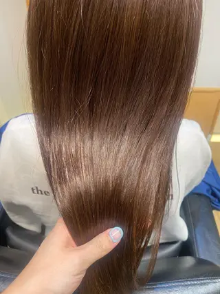 ロング 大人可愛い♡コテ巻き パーマ🌼杉田 萌恵のヘアスタイル