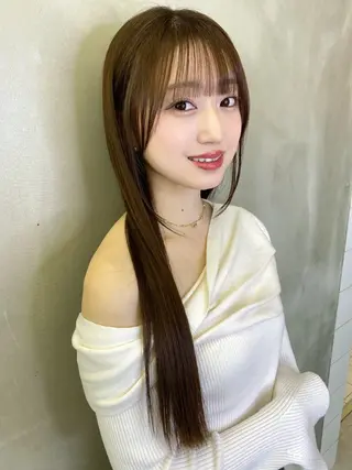 ロング 郁弥モテショート💕 髪質改善ストレートのヘアスタイル