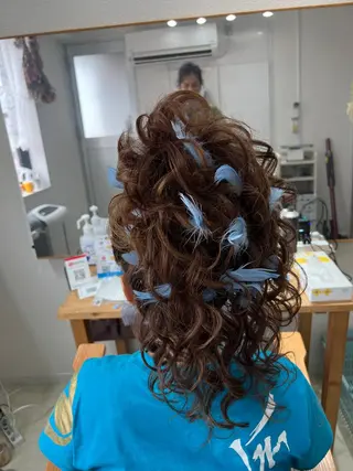 ロング ヘアアレンジ 山室 敬義のヘアスタイル