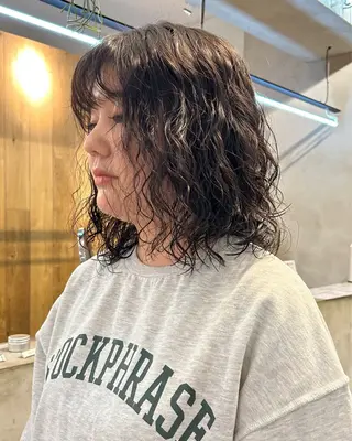 パーマ じゅわっと暖色カラー 🍊Moemiのヘアスタイル