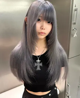 ロング カラー 大阪ハイトーン /MYUUのヘアスタイル