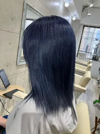 セミロング 中野 雄也のヘアスタイル
