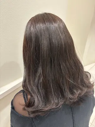 セミロング 💞韓国カラー💞 あやかのヘアスタイル