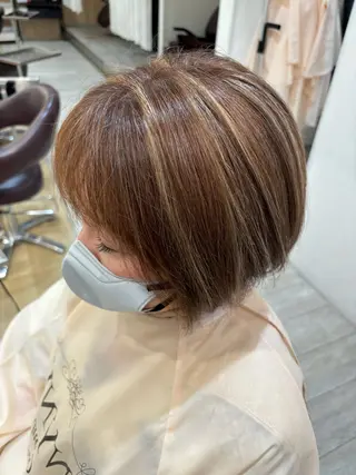 ショート カラー 黒川 真伍のヘアスタイル