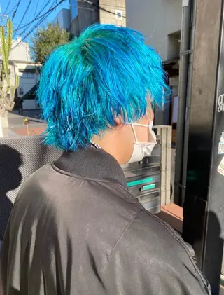カラー 牛澤 優斗のヘアスタイル