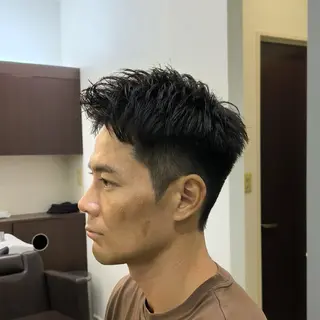 メンズ 廣多 克哉のヘアスタイル