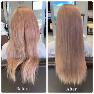 ロング ⭐️吉田萌⭐️ 髪質改善カラー⭐️のヘアスタイル
