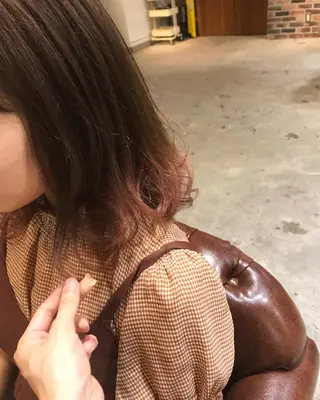 ミディアム カラー パーマ ヘアアレンジ メンズ キッズ Forest. -髪質改善-のヘアスタイル