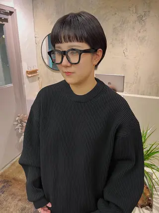 ショート 西山 紗耶香🪽 透明感カラー/ボブのヘアスタイル