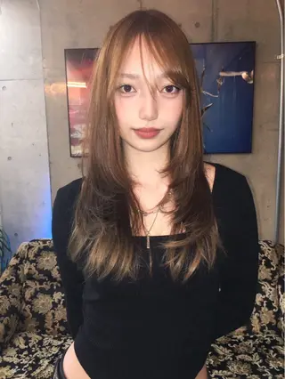 セミロング 浅沼 伸昌のヘアスタイル