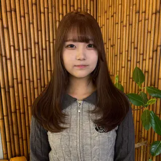 ロング ✨️髪質改善✨️ツヤ カラー✨️竹脇美奈のヘアスタイル
