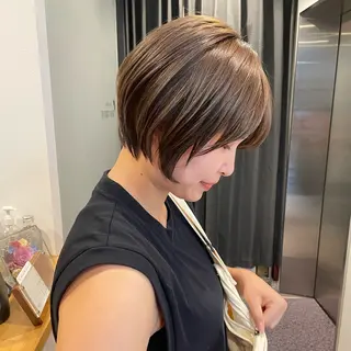 ショート カラー 堀江将太朗/恵比寿/ メンズカットのヘアスタイル