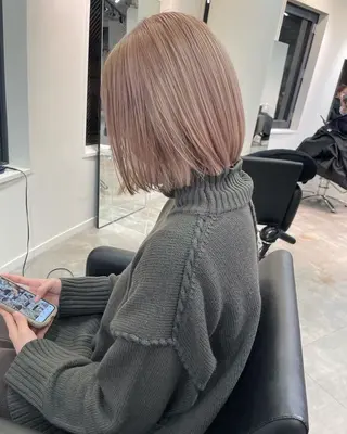 ミディアム カラー 【🥀履歴修正🥀】 ハイトーン職人/拓真のヘアスタイル