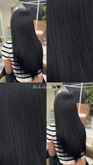 ロング カラー 日吉 里緒のヘアスタイル