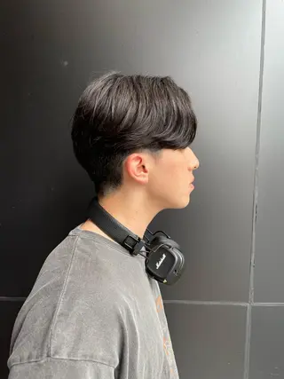 ミディアム パーマ メンズ 【柏メンズパーマ職人 】店長　KAZUMAのヘアスタイル
