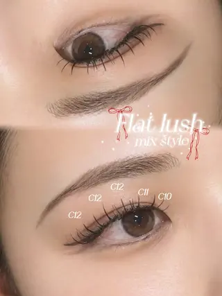 マツエク・マツパ PLATINUM DOLL arisaのマツエク・マツパデザイン