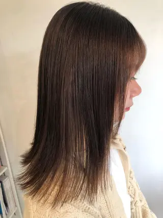 パーマ ブリーチカラー🎀 韓国風/寺門美優のヘアスタイル