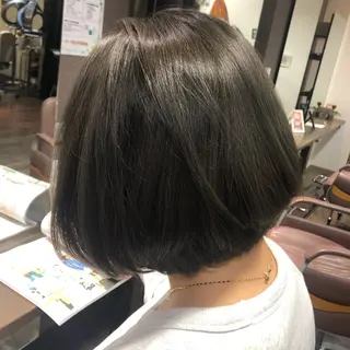ミディアム カラー pep natsumiのヘアスタイル