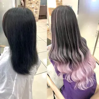 ヘアメ🎀推しカラー 🥣横浜/しほ🧸のヘアスタイル