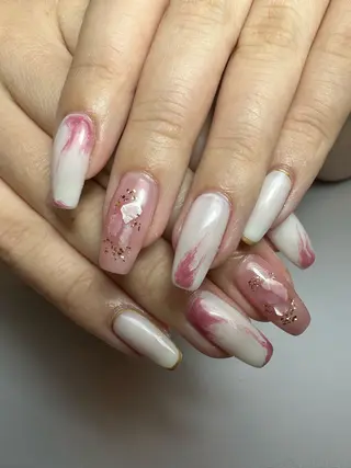 セミロング shandy nailのネイルデザイン