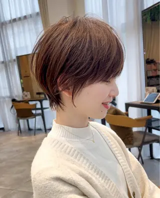 ショート 大人可愛いショート/ 大阪/堀江/池田雄輝のヘアスタイル
