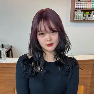 セミロング エクステモデル募集 💗大阪梅田/川上のヘアスタイル