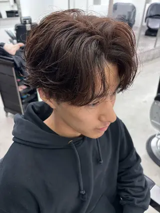 カラー パーマ メンズ 土岐 仁/メンズ専門 パーマ特化美容師🔥のヘアスタイル