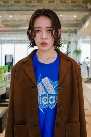 ミディアム パーマ ANY／SUE 千葉パーマのヘアスタイル