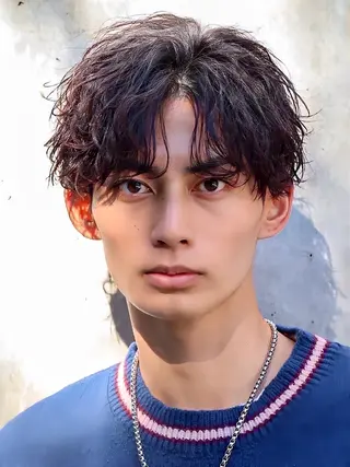 ショート パーマ メンズ メンズ特化/パーマ 職人/ひかるのヘアスタイル