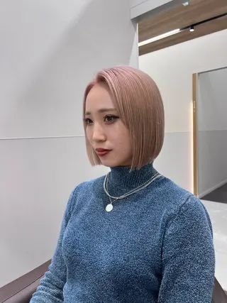 ショート カラー 渋谷/ボブ×髪質改善 輝来のヘアスタイル