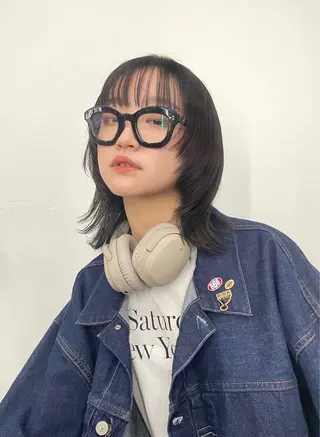 ミディアム ボブ/透明感カラー 🌿栄🌿kouneのヘアスタイル
