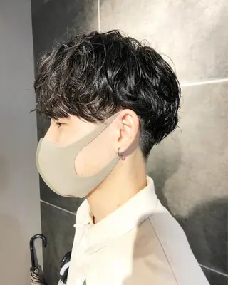 パーマ ヘアアレンジ メンズ メンズ特化✂️栗原 侑也のヘアスタイル